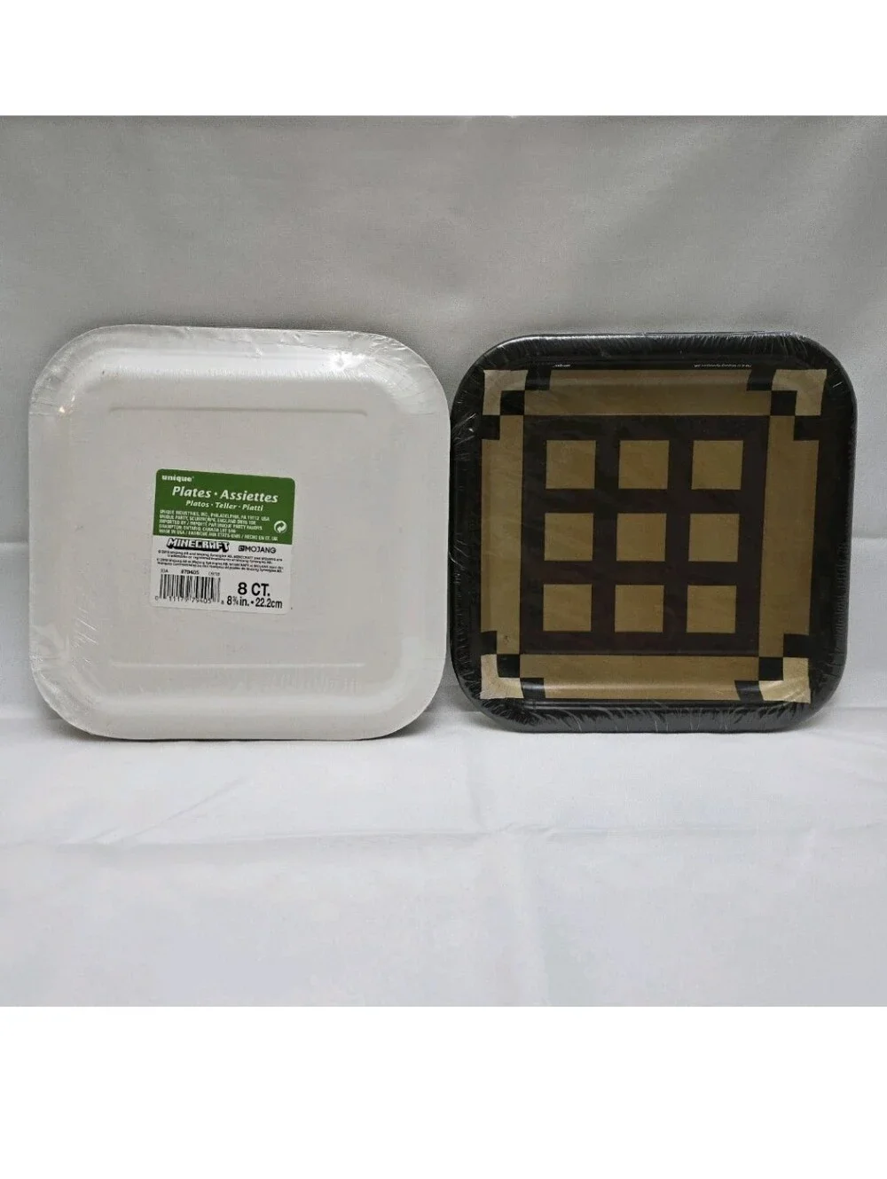 Minecraft 48pc Party Supplies Set Serves 16 Dinner & Cake Plates Creeper Napkins